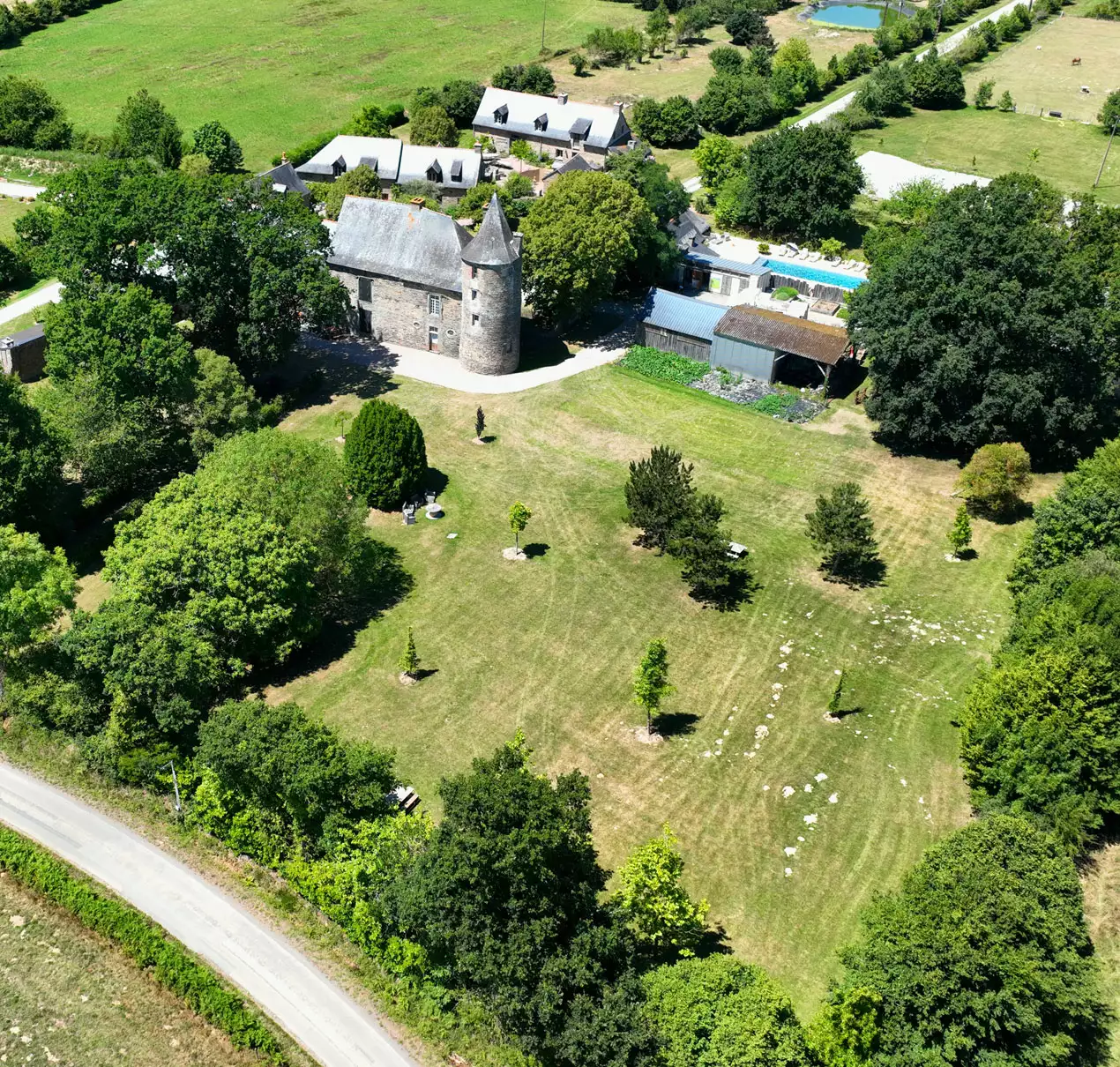 Parc Manoir Perdrilais Bretagne